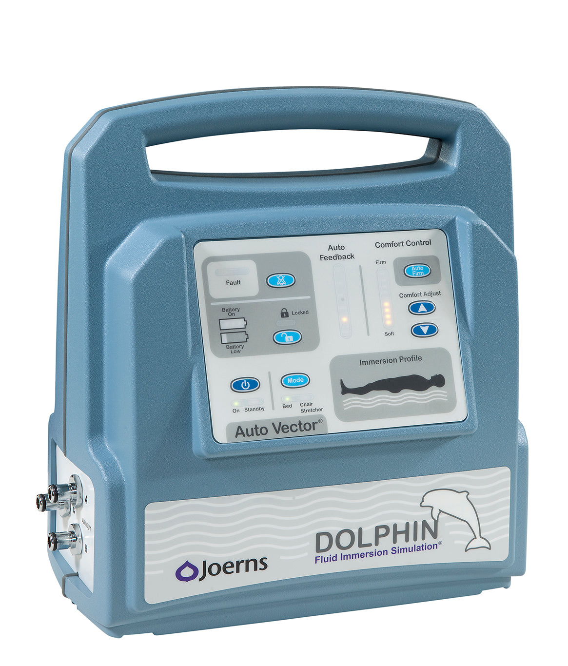 DolphinCare Integrated Bed System -- Fluid Immersion Wound Care Bed with UltraCare XT Frame | 500 lb Capacity
