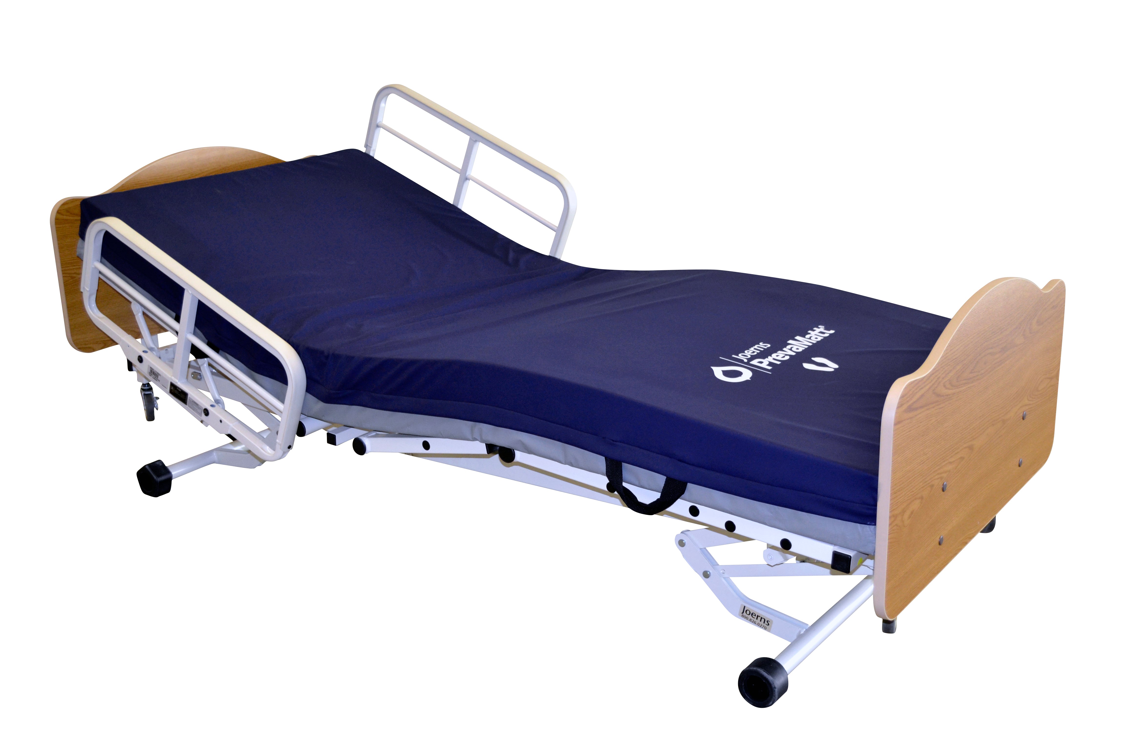 WeCare Complete Home Hospital Bed System — Bed, Mattress, Panels, Side Rails & Floor Mat Included, Full-Electric, Ultra-Low, 450 lb Capacity