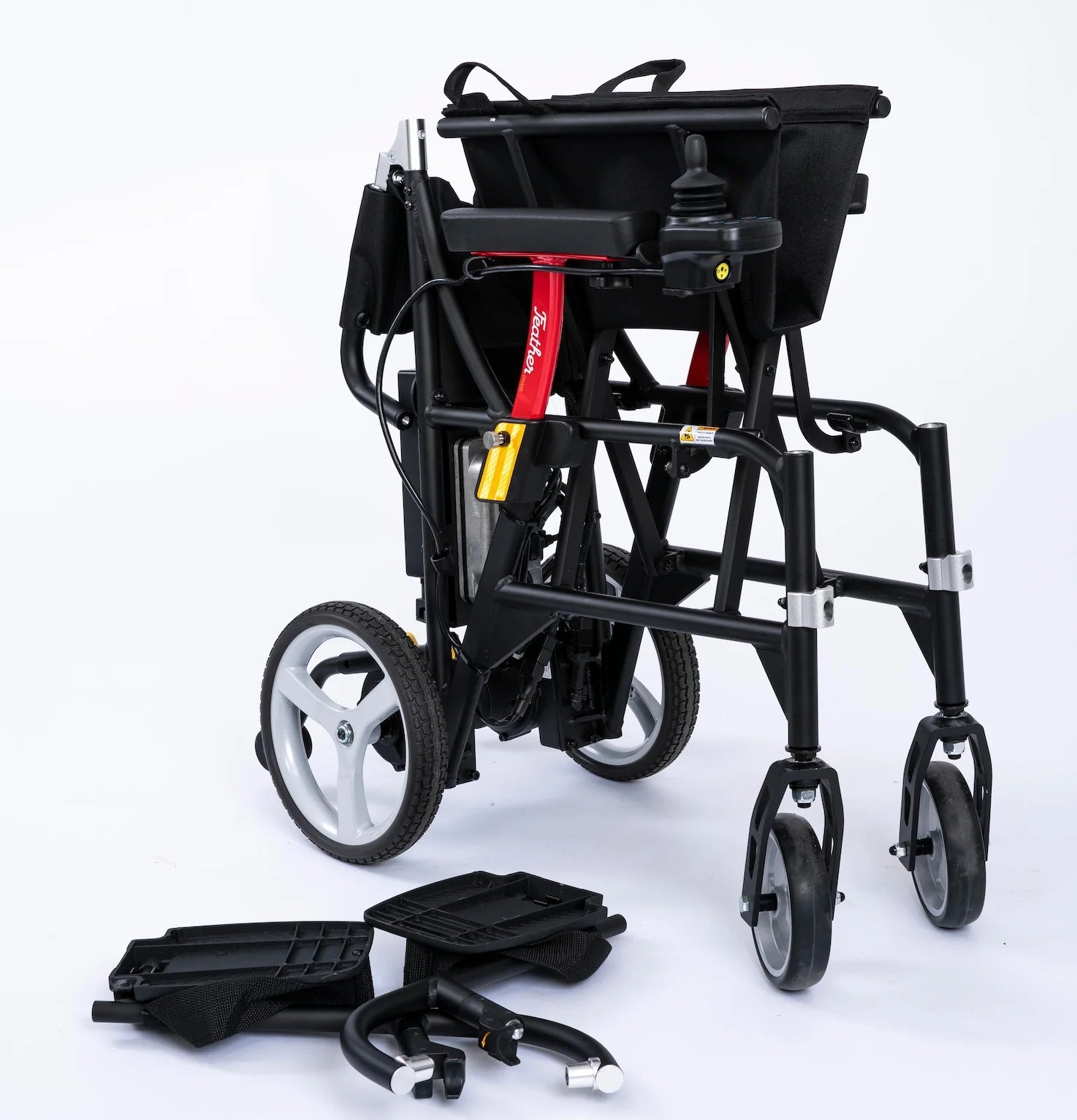 Feather Power Chair - Ultra-Lightweight Folding Power Wheelchair - 250lb Capacity - Medical Mobility Supply