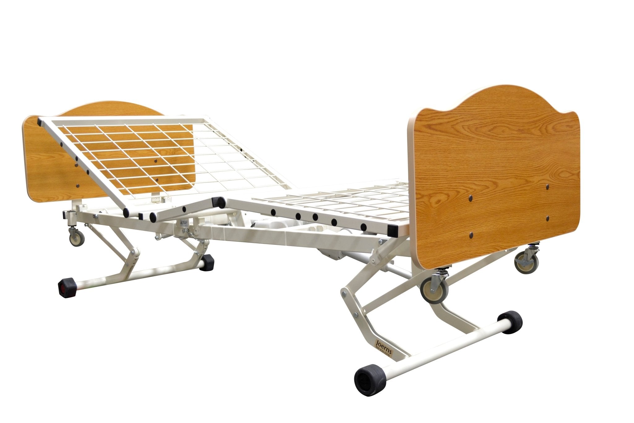 WeCare Complete Home Hospital Bed System — Bed, Mattress, Panels, Side Rails & Floor Mat Included, Full-Electric, Ultra-Low, 450 lb Capacity - Medical Mobility Supply