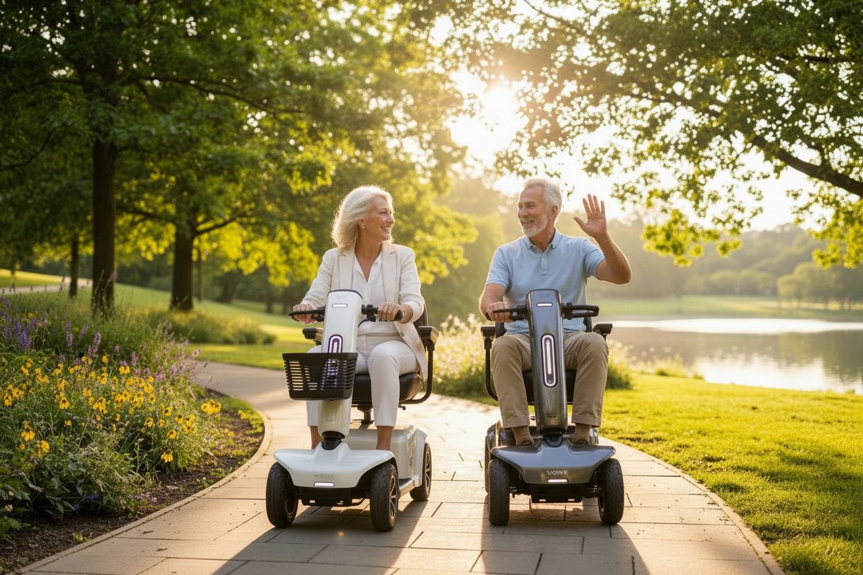 Ultra-Lightweight Folding & Heavy-Duty Electric Mobility Scooters